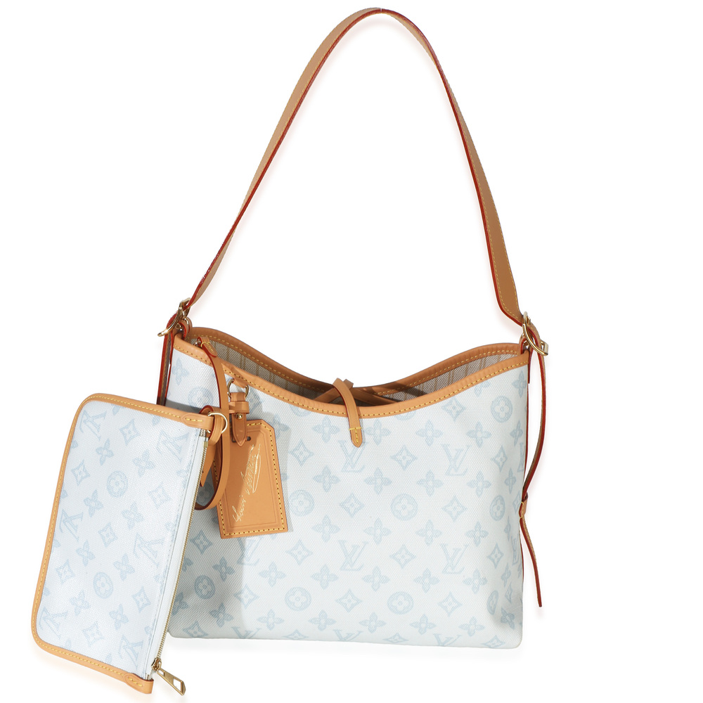 Louis Vuitton Bleu Courrier Origine Monogram Canvas CarryAll PM